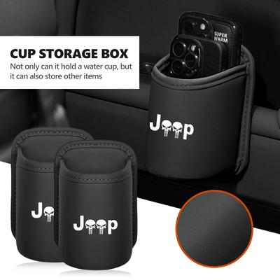 For Car Door Cup Holder Rack for Drink Bottle Organizer Back Seat Grand Cherokee Compass Patriot Renegade Wrangler