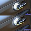 Carbon Fiber Interior Door Handle Decoration Cover Strip For Fiat 500 2012-2015