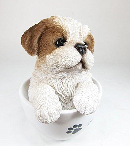 Toyosekiso Animal Object Dog Ornament Shih Tzu 14084