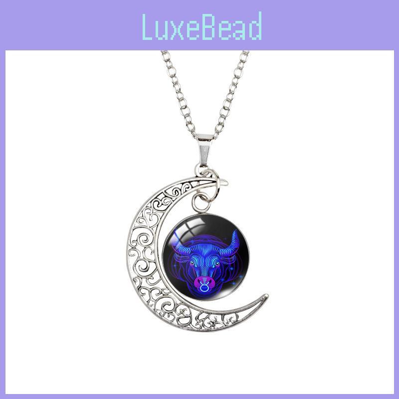Stunning Zodiac Moonlight Gemstone Necklace In Geometric Design For Fashion Lovers
