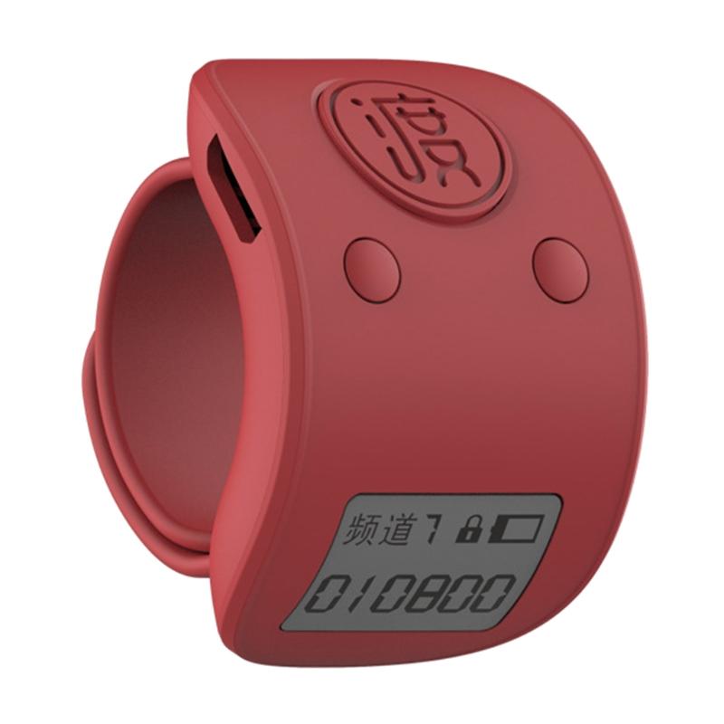 Mini Digital LCD Electronic Finger Ring Hand Tally Counter 9 Digit Prayer Rechargeable Counters Clicker Gift