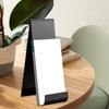 Set of 4 Black Metal Flyers Holder Stand Vertical Countertop Organizers Accessory for Booklets Magazines and Menus