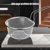 Frying Basket 304Stainless Steel Colander Efficient Strainer for Effective Filtering and Draining of Various Ingredient