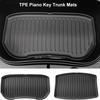 Car Front Rear Trunk Mats Storage Pads Cargo Tray For Car 3+ Highland Accessories Dustproof Waterproof Protect Cushion
