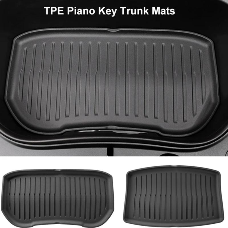 Car Front Rear Trunk Mats Storage Pads Cargo Tray For Car 3+ Highland Accessories Dustproof Waterproof Protect Cushion