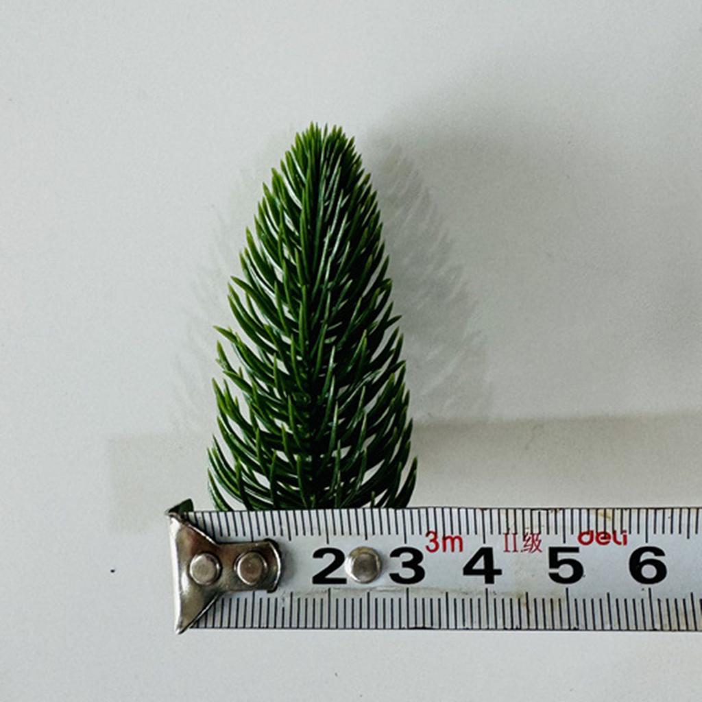 50pc Artificial Plants, Artificial Pine Needles, Christmas Trees, Small Pine Needle Trees, Christmas Rings, Christmas Handicrafts, Decorative PE Trees