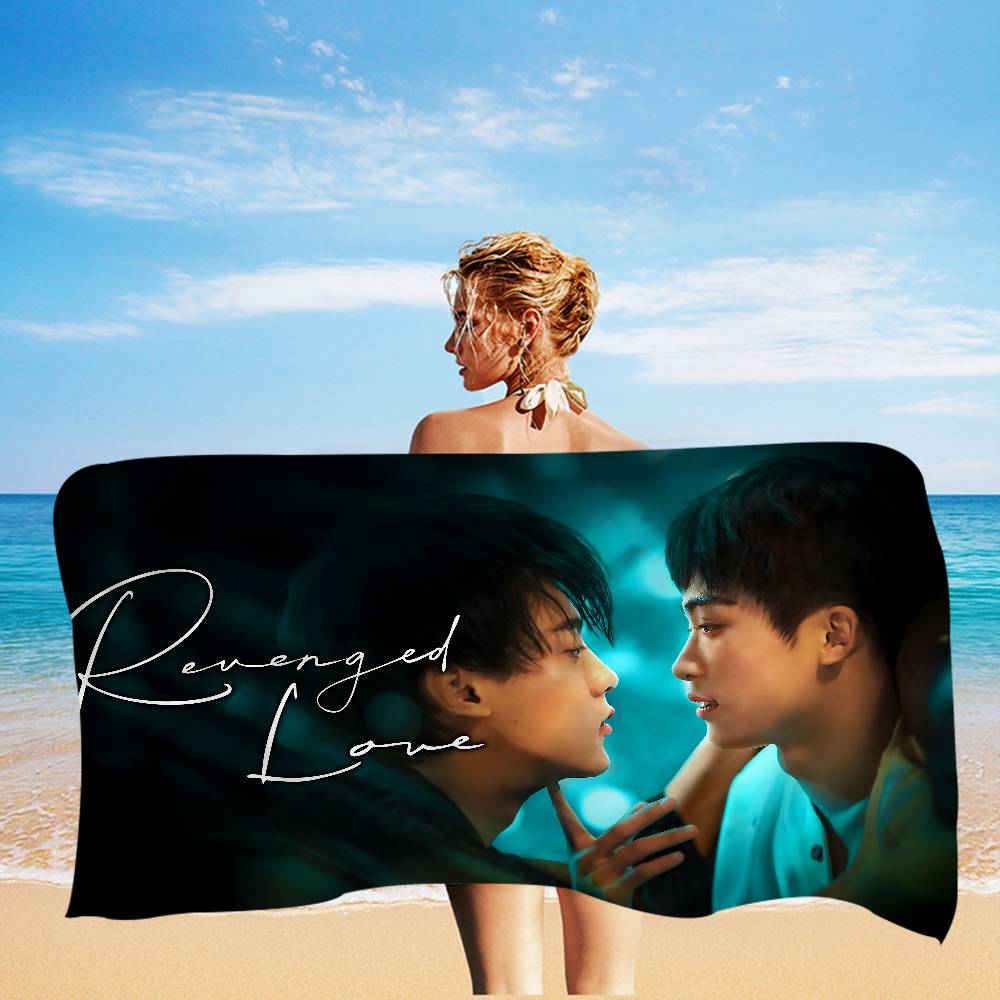 R-Revenged Love Film Mikrofaserdecke Schnell trocknende Strandtücher Übergröße Druck Super saugfähige Poolhandtuchdecke
