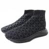 Pristine Sneakers Gancini All-over Print Knit Women 5.5 Used