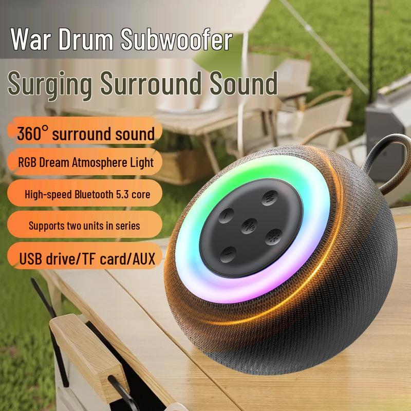 Bluetooth Speaker G25: Superior Bass, High-Quality Sound, Portable, for Home or Outdoor Use.