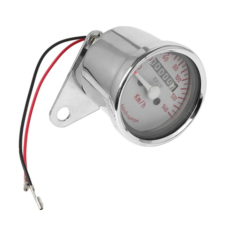 Vitezometru pentru motocicletă 12V Vitezometru dublu Vitezometru Vitezometru Iluminare din spate Indicator de viteză