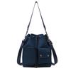 Women's drawstring bucket bag, large capacity shoulder bag, travel, leisure, cross-body bag