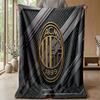 AC Milan Theme blanket Soft Flannel Blanket Plush Throw Blanket Cozy Sofa Bed Blanket for Home Decor