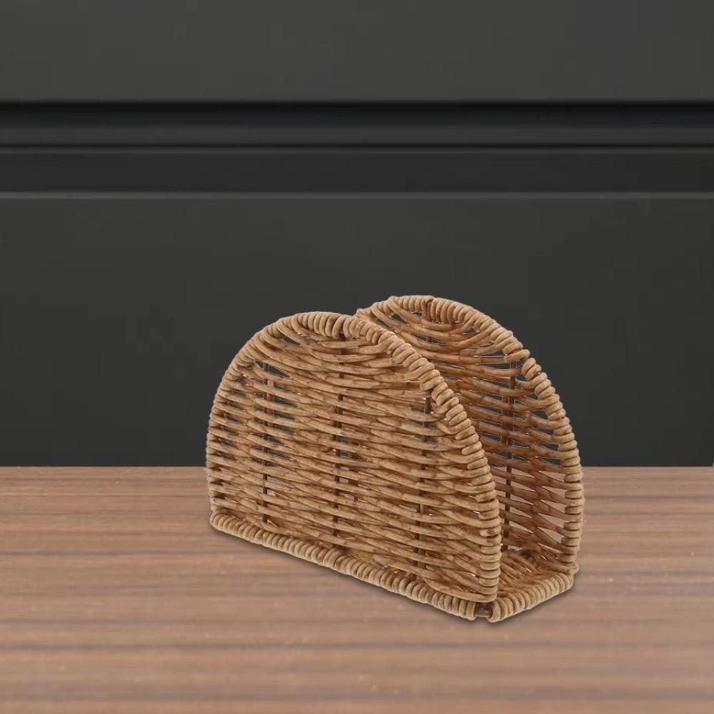 Creative Vertical Napkin Dispenser Rustic Style Tissue Storage Rack Home Decoration