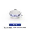 Commercial Melamine Blue & White Style Noodle Bowl