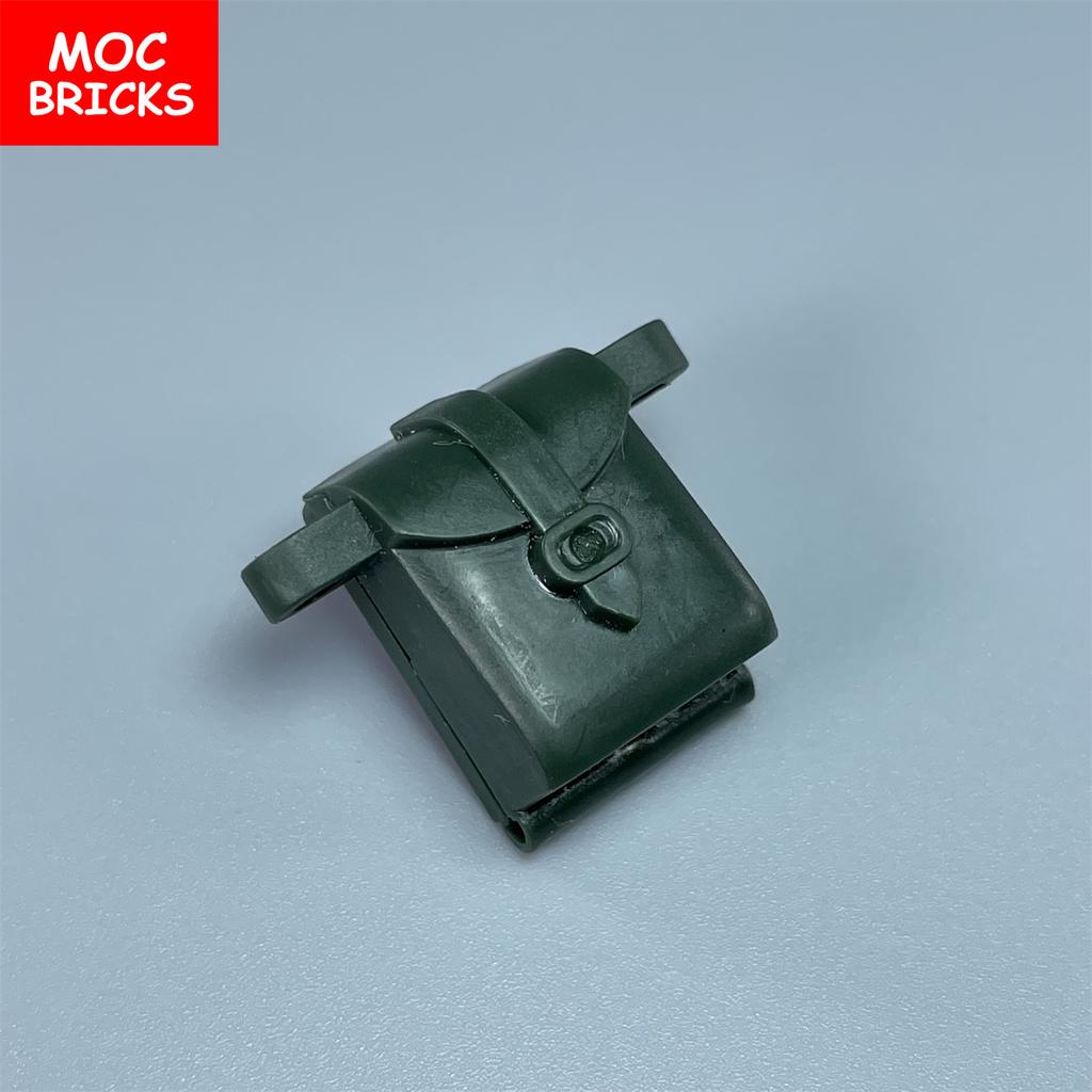 10pcs/lot MOC Bricks Utensil Bag Backpack fit with 2524 30158 Educational Building Blocks Action figure DIY Toys kids gifts