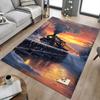 1PC train winter Carpet Office Rug Mat Home Decor Area Carpet Festival Gift Office desk chair carpet Longlasting Material