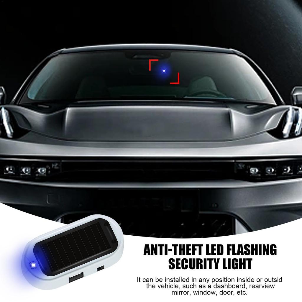 Anti Theft Light for Car | Intelligent Sensor Solar Simulating Security Light - No