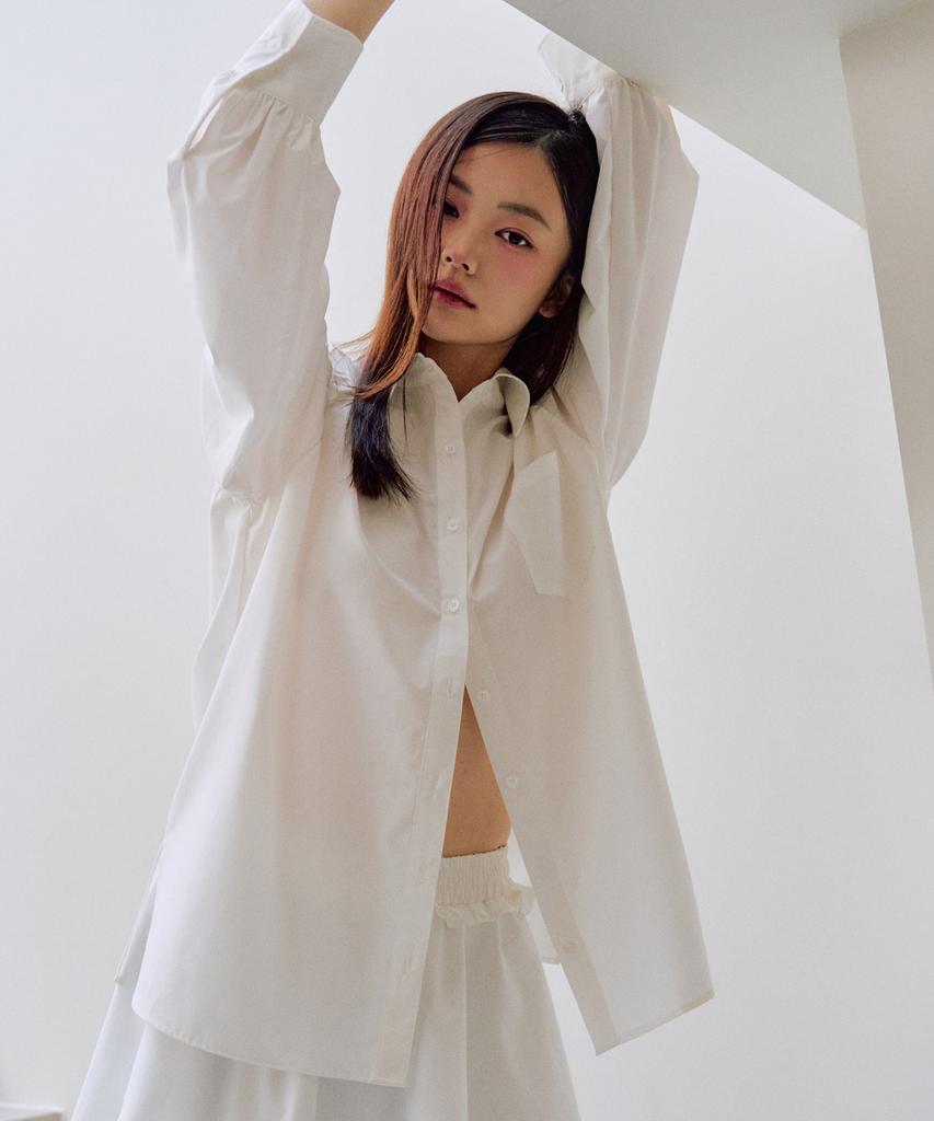 ZEROPLANET Giselle Puff Shirt [White]