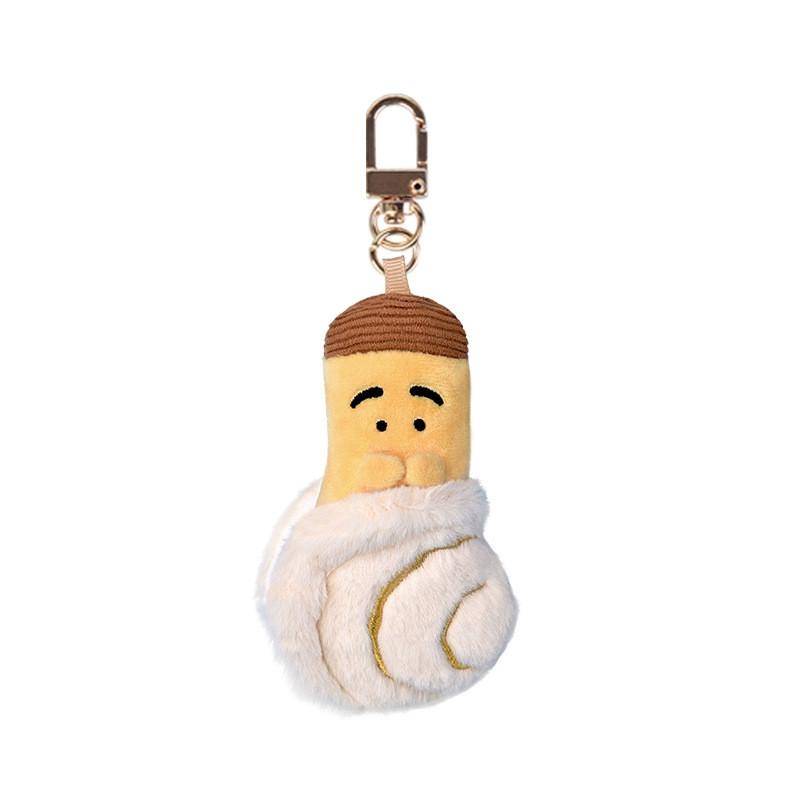Marine Collection Plush Shrimp And Fish Bag Charm With Cute Animal Design For Girls