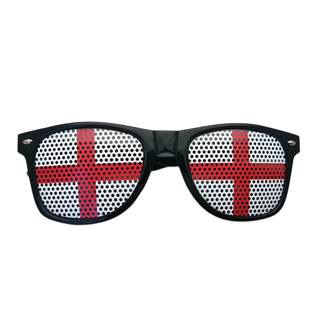 Multicolored Flag Sticker Sunglasses