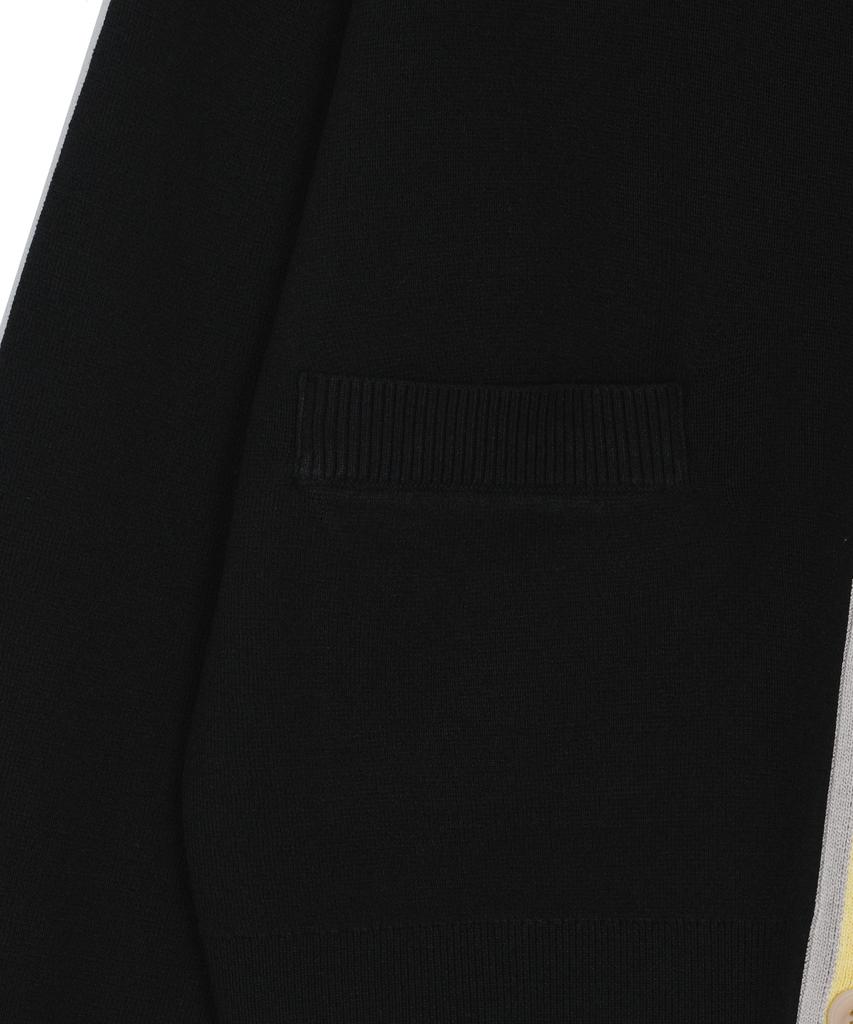 Yale College Symbol Wappen Cardigan_Black