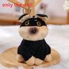 Cuter Dog Honeybee Plush Keychain Pendant With Squat Design For Gift Girls