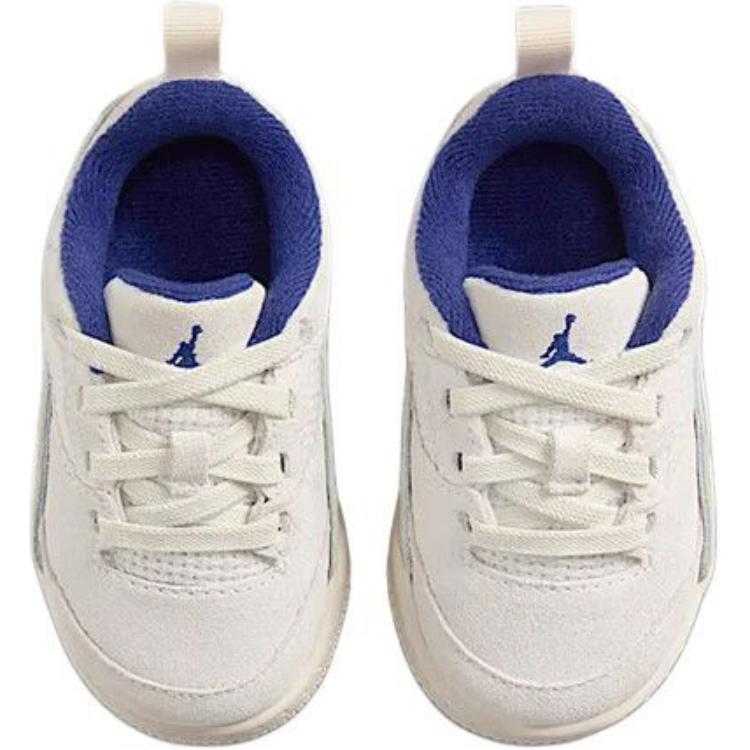 Jordan Flight Court Comfortable Versatile Non-Slip Durable Low-Top Walking Shoes Baby Sneaker White HF3331-005