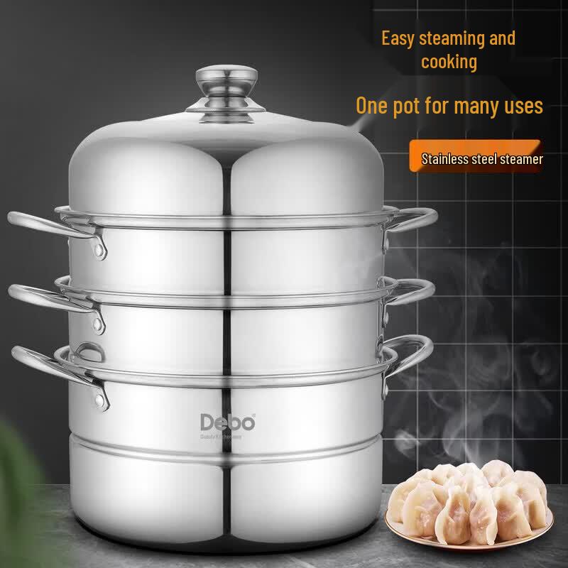 Debo DEP-289 3-Layer 28cm Steamer Pot
