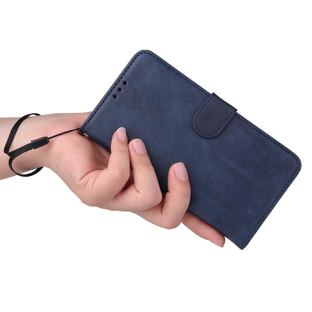 For Xiaomi Redmi 13C 4G/5G/13R 5G/Poco M6 5G/Poco C65 4G Case Shockproof PU Leather Phone Cover Calf Texture Phone Shell