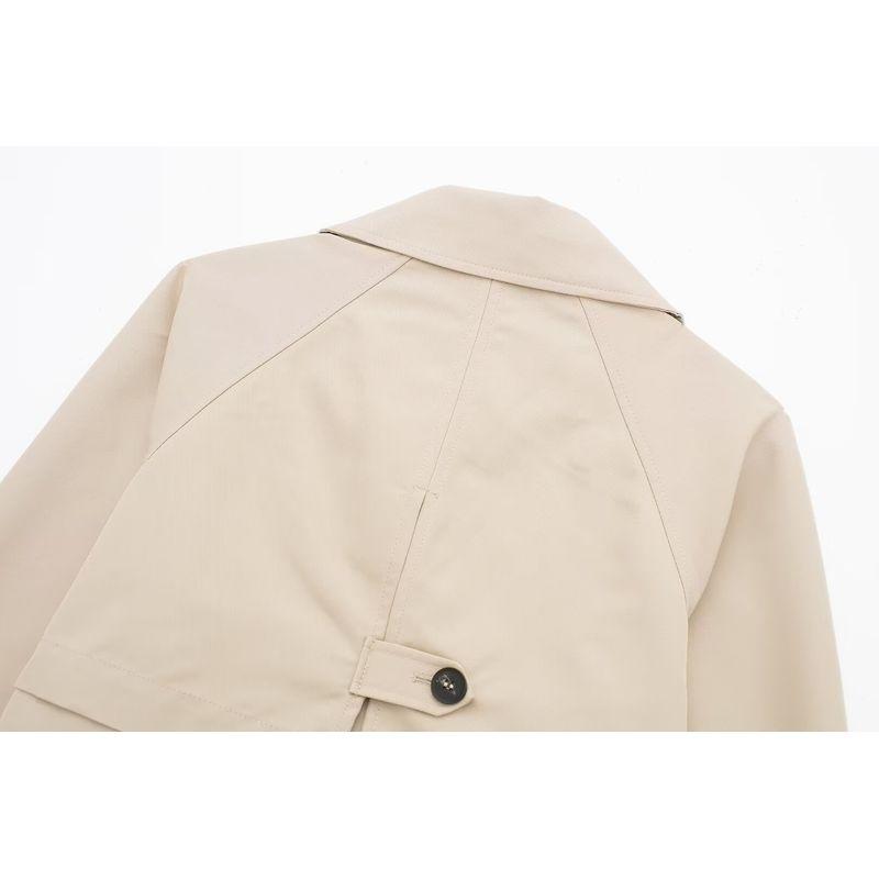 Kaslead New Arrival Women's Clothing Fashion Style Fashion Casual Easiest for Match Short Trench Coat 3046048