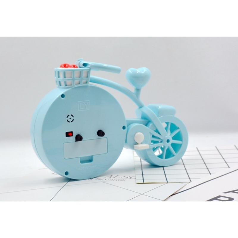 Korean Cute and Novel Alarm Clock, Primary School Student Bicycle Wake-up Clock