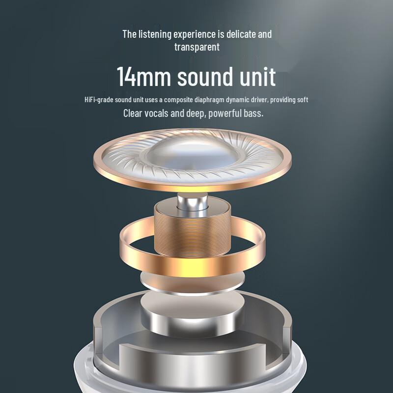 Deyu Wired Type-C Earphones with ANC for Samsung Galaxy