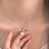Zircon Pendants Necklaces For Girl Luxury CZ Fine Jewelry Gift Female Wedding Gift