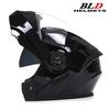 Dual Lens Helmet Flip Motorcycle Helmet ModularFashion Latest Moto Interior Visor Safety Voyage Racing Men Women DOT Approved
