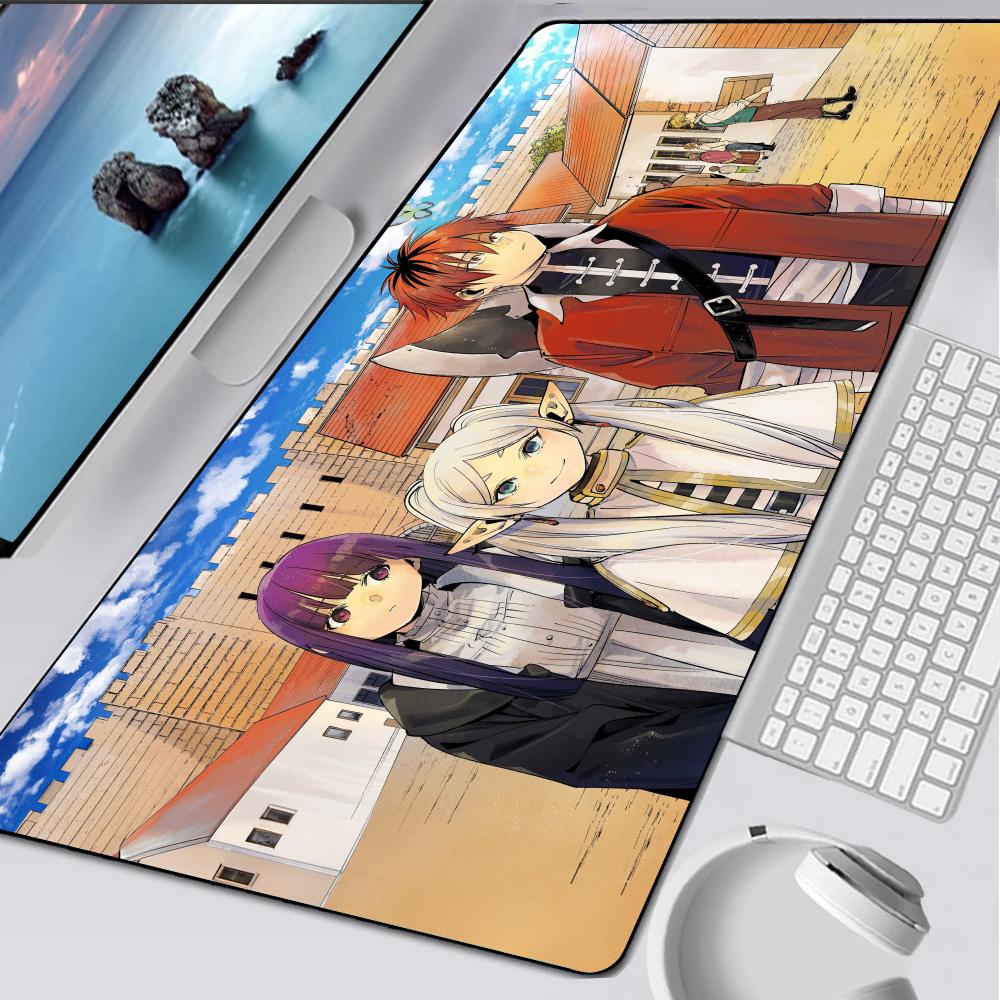 

F-Фрирен C-Персонажи Коврик для мыши Резиновый коврик Ноутбук XXL Коврик для мыши Ноутбук Геймер Компьютерный стол Игровые аксессуары 600x300x2mm