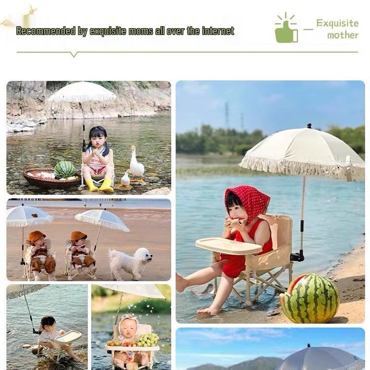 Tragbarer Faltbarer Kinderhochstuhl zum Essen und Reisen