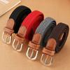 Women's Elastic and Elastic Woven Belt In One Outfit, Casual and Versatile Denim Belt for Men and Women