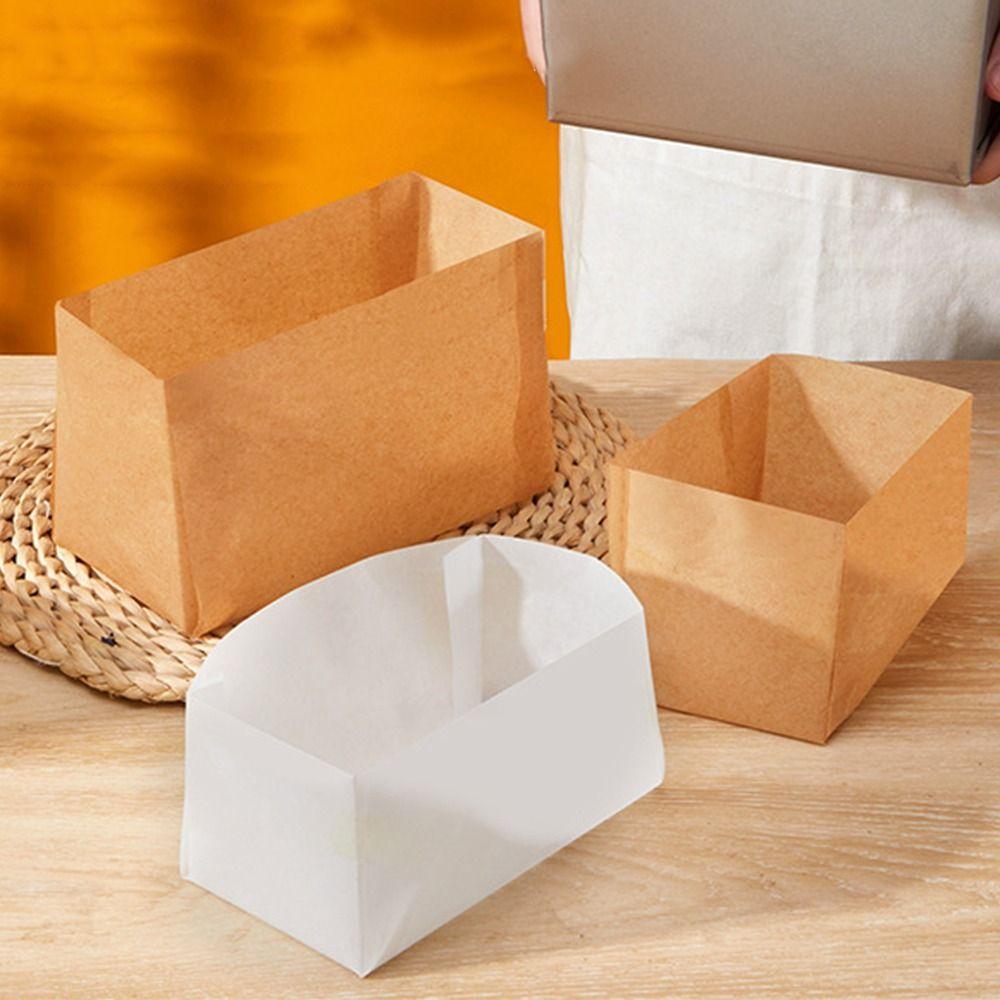 50Sheet Dishwasher Safe Bread Disposable Mold DIY Border Wrapping Papers  Baking Supplies