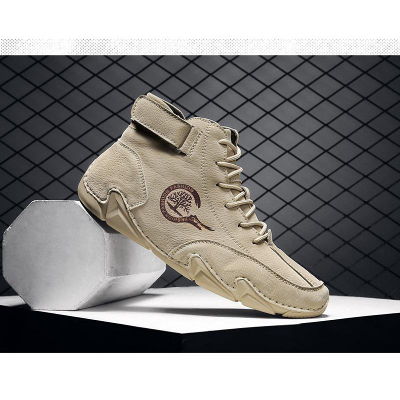 Pánská volnočasová obuv, Kotníkové boty, Venkovní volnočasové pánské boty, Pánská obuv