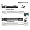 RC Center Drive Shafts Steel Driveshafts for SCX24 Upgrades AXI00001 C10 AXI00002 JLU AXI00006 1/24 Scale RC Crawler Car