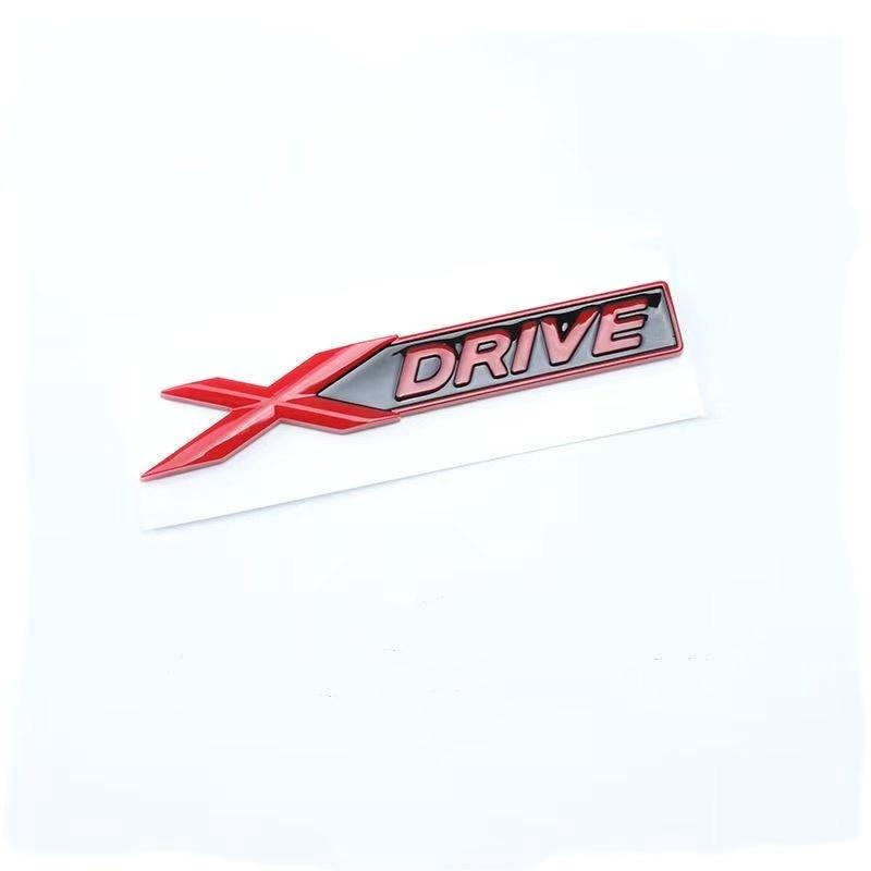 3D ABS Car XDrive Logo Rear Trunk Fender Emblem Badge Decals Styling Sticker For BMW X1 X3 X4 X5 X6 X7 E84 F48 F25 G01 F15 E71