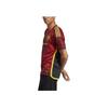 Adidas Logo Print Crew Neck Straight Fit Sports Short Sleeve T-Shirt Men Tops Red IL8576