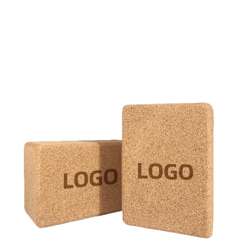 Anti-Shedding High-Density Soft Cork Yoga Brick for Studio & Leg Support