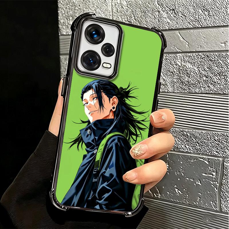 Anime Geto Suguru JUJUSU Soft Phone Case For Xiaomi Redmi Note 14 15 Pro Plus 13 12 11S 11T 5G 10 9S 9 Plating Anti-Fall Fundas