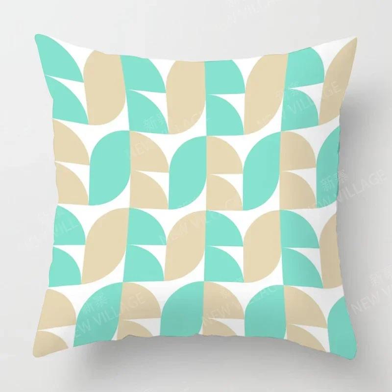 Nordic Fall Home Decor Autumn Throw Pillow Case Sofa Cushion Cover Modern   X   X Geometry