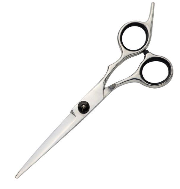 6-Inch White Hairdressing Scissors Set: Flat & Tooth Scissors for Adults and Kids