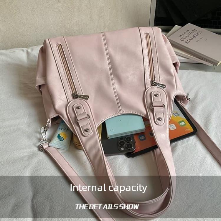 Large Capacity Women's Handheld Shoulder Crossbody Bag