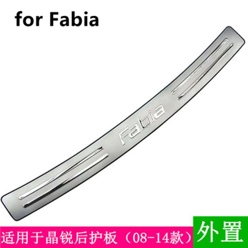 

Автомобильные аксессуары Нержавеющая сталь Защита заднего бампера Подоконник Багажник Накладка протектора для Skoda Fabia