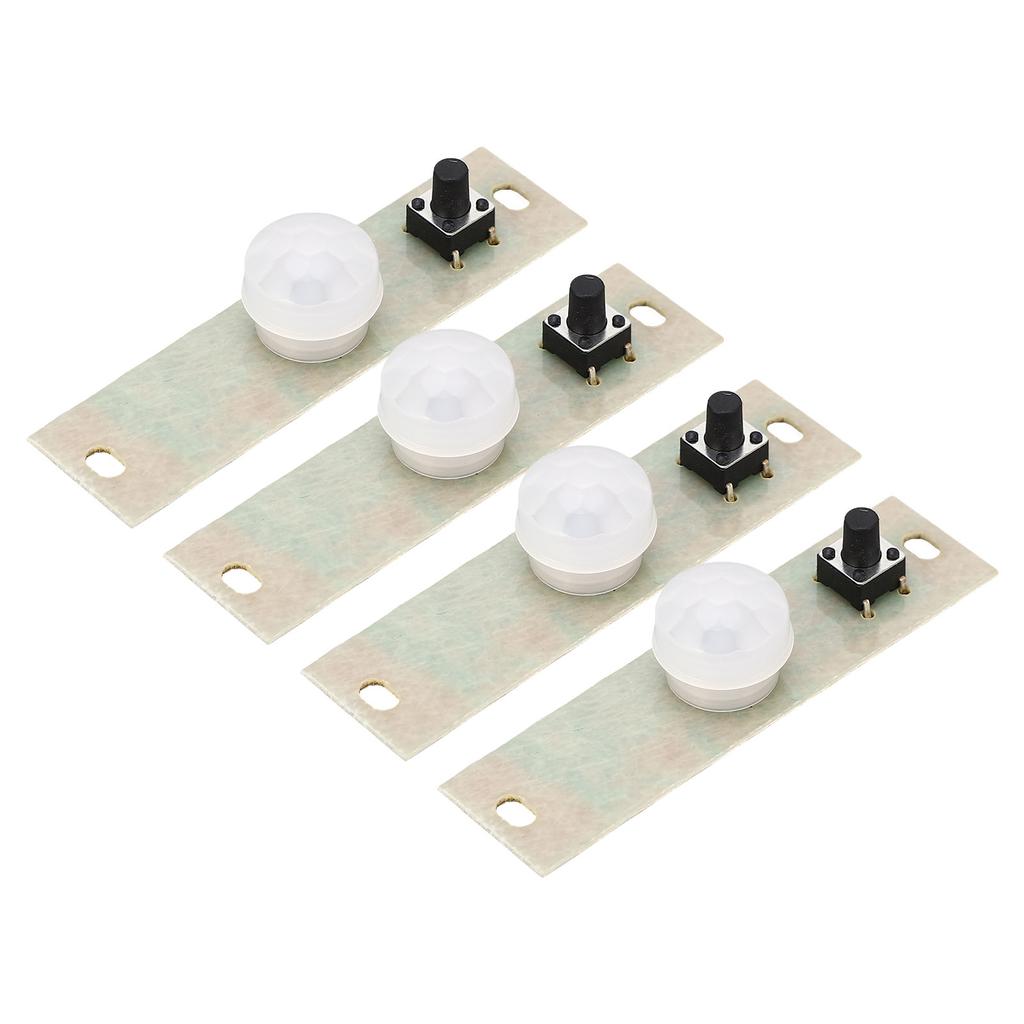 4 Pièces Carte de Circuit Lampe Solaire Module Contrôleur à Induction Corporelle Infrarouge 3.7V Composant Électronique