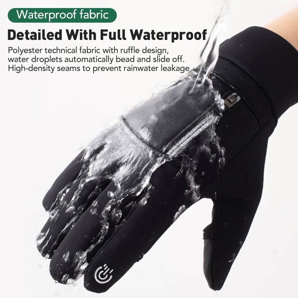 Winter Gloves for Fishing 2 Finger Flip Waterproof Windproof Touch Screen Men Women Warm Thermal Fish Angling Gloves Accessory